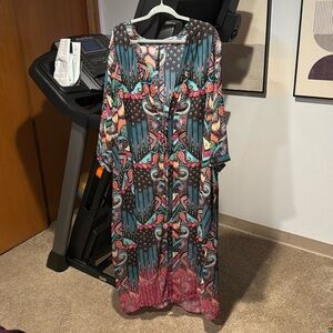 Swim suit cover up like new.